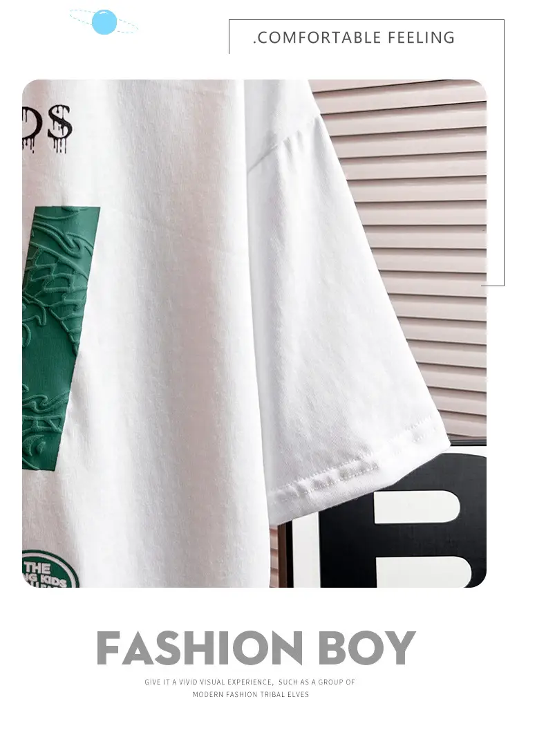 Boys Black Hi Letter Print T-Shirt 2026 — feature 14