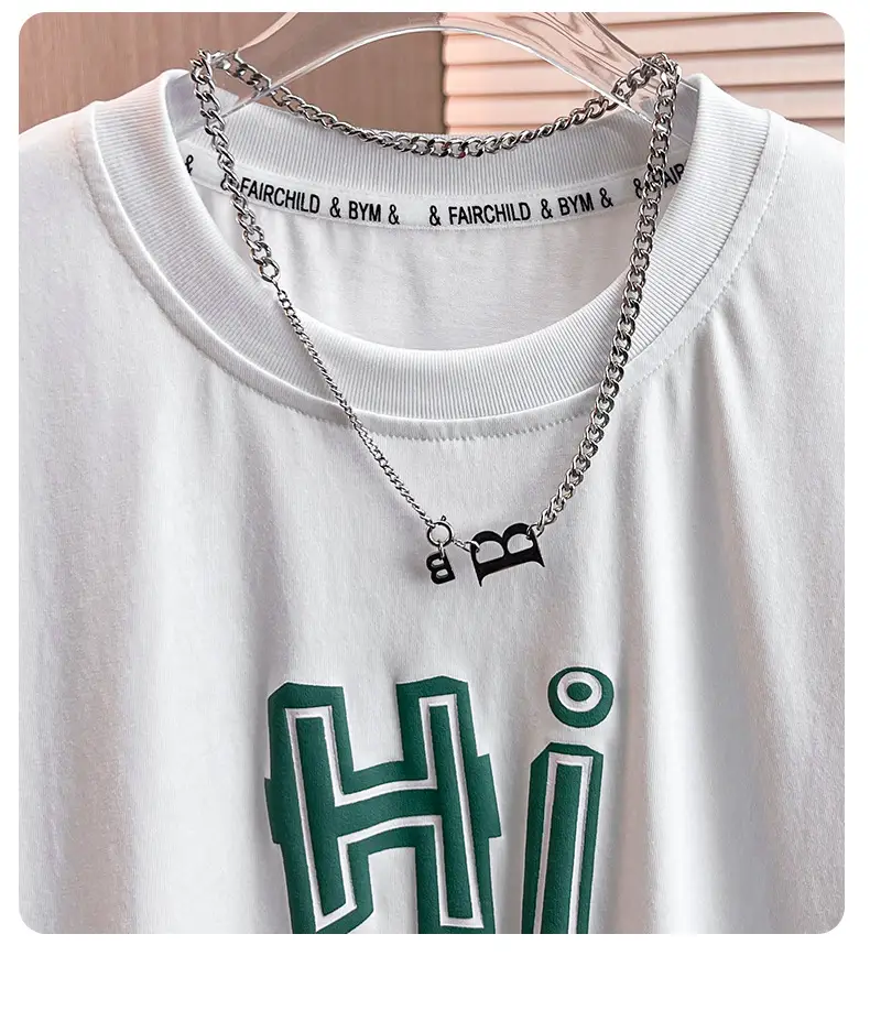 Boys Black Hi Letter Print T-Shirt 2026 — feature 15