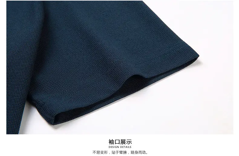 Men Navy Crossbody Crewneck T-Shirt Short Sleeve — feature 44