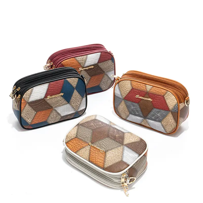 Multi-functional Color Diamond Multi-Functional Shoulder Bag - Image 5