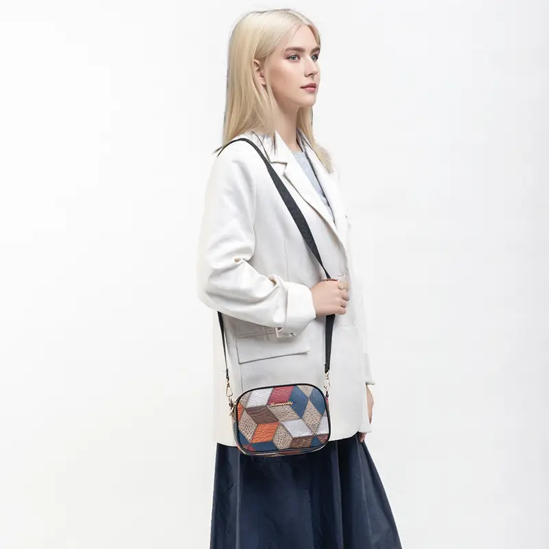 Multi-functional Color Diamond Multi-Functional Shoulder Bag - Image 7