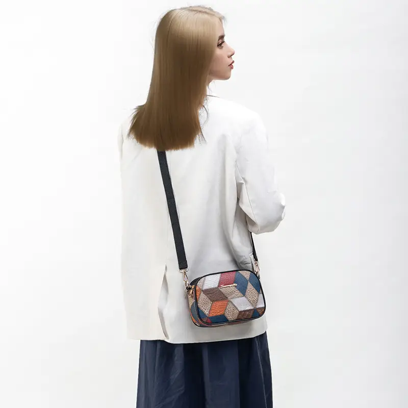 Multi-functional Color Diamond Multi-Functional Shoulder Bag - Image 8