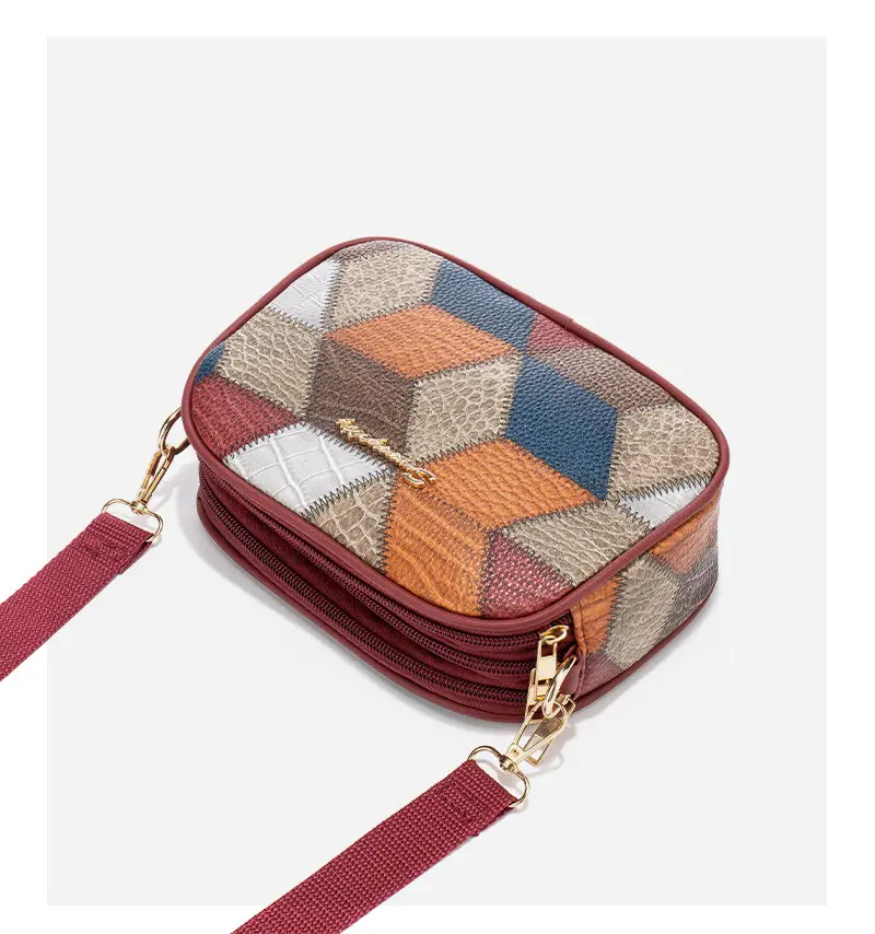 Multi-functional Color Diamond Multi-Functional Shoulder Bag — feature 19