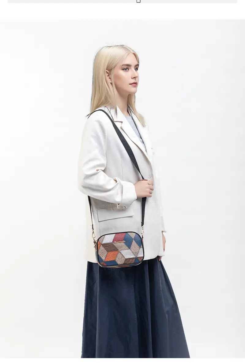 Multi-functional Color Diamond Multi-Functional Shoulder Bag — feature 5