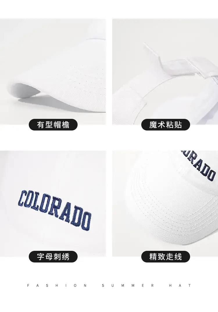 Women's Black One-Sleeve Baseball Cap with Sunshade — feature 7