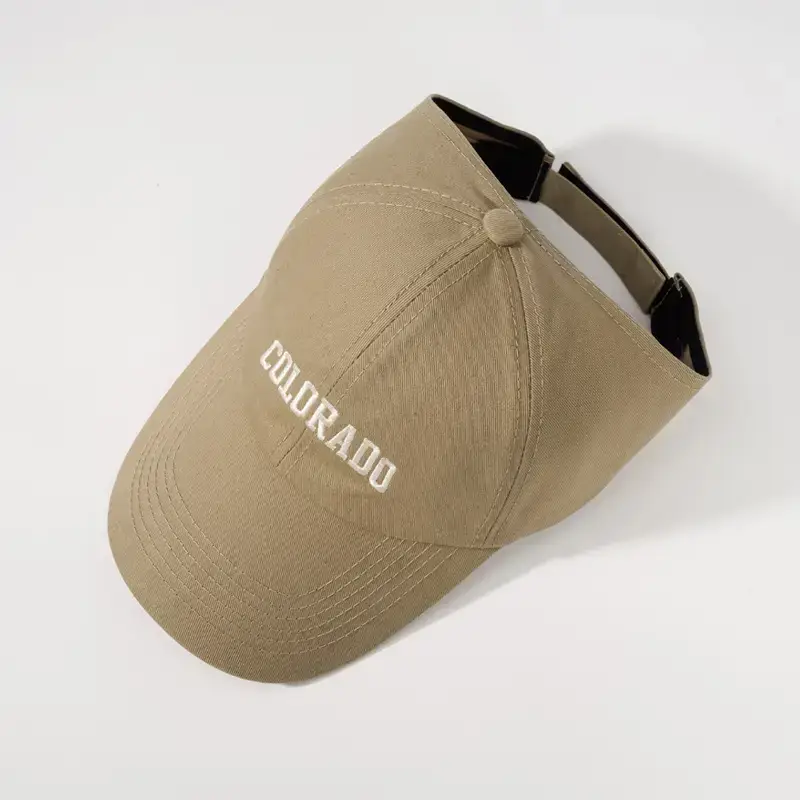 Women's Black One-Sleeve Baseball Cap with Sunshade - Image 3