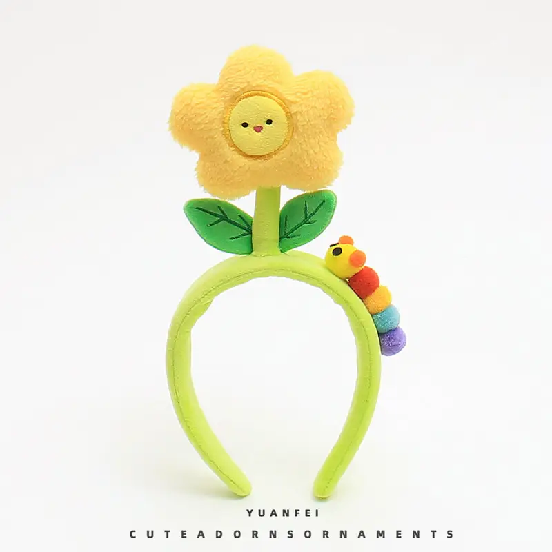 Cute Tulip Hairband with Caterpillar Design - Image 17