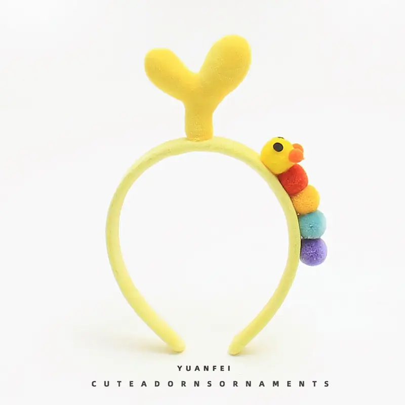 Cute Tulip Hairband with Caterpillar Design — feature 4