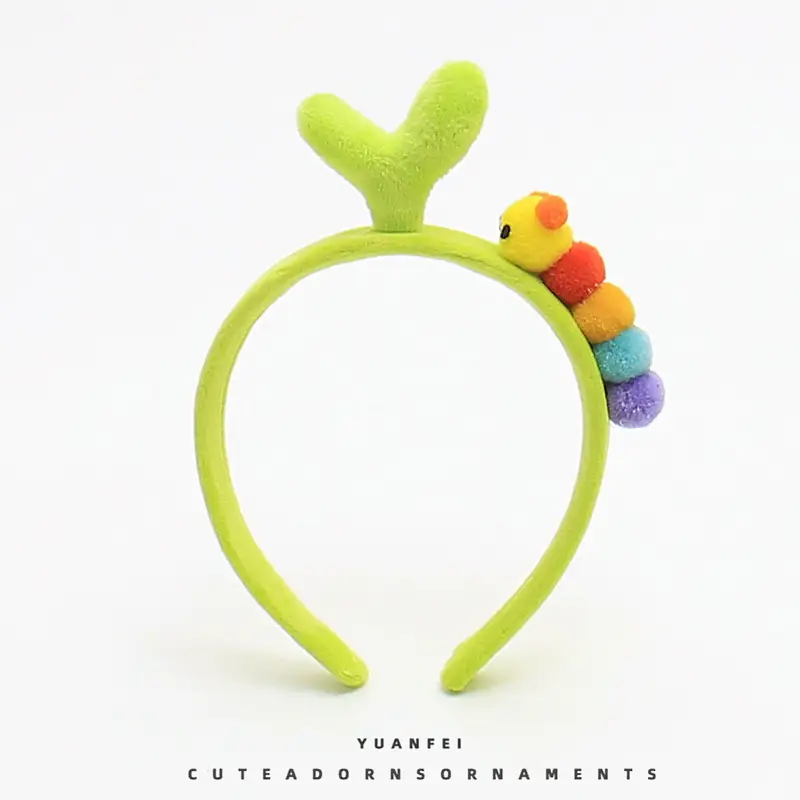 Cute Tulip Hairband with Caterpillar Design — feature 5