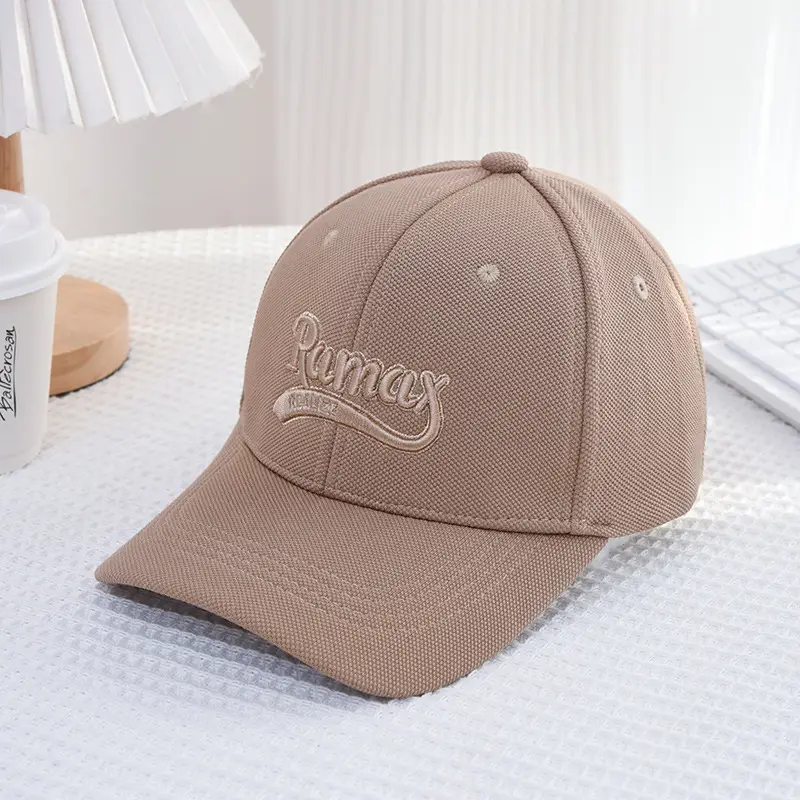 Women Rmax Beige Embroidered Baseball Cap - Image 8