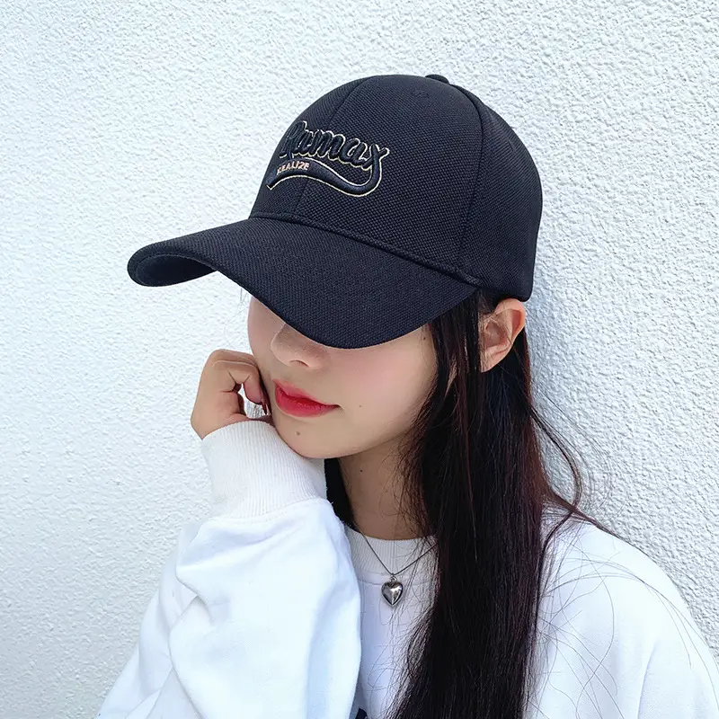 Women Rmax Beige Embroidered Baseball Cap - Image 2
