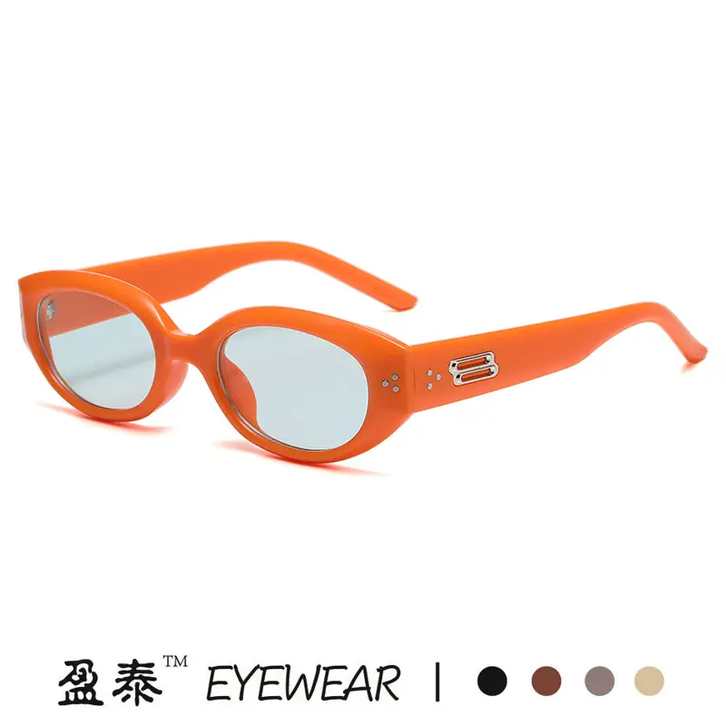 Korean Style Rice Nail Irregular Cat's Eye Sunglasses Black - Image 11