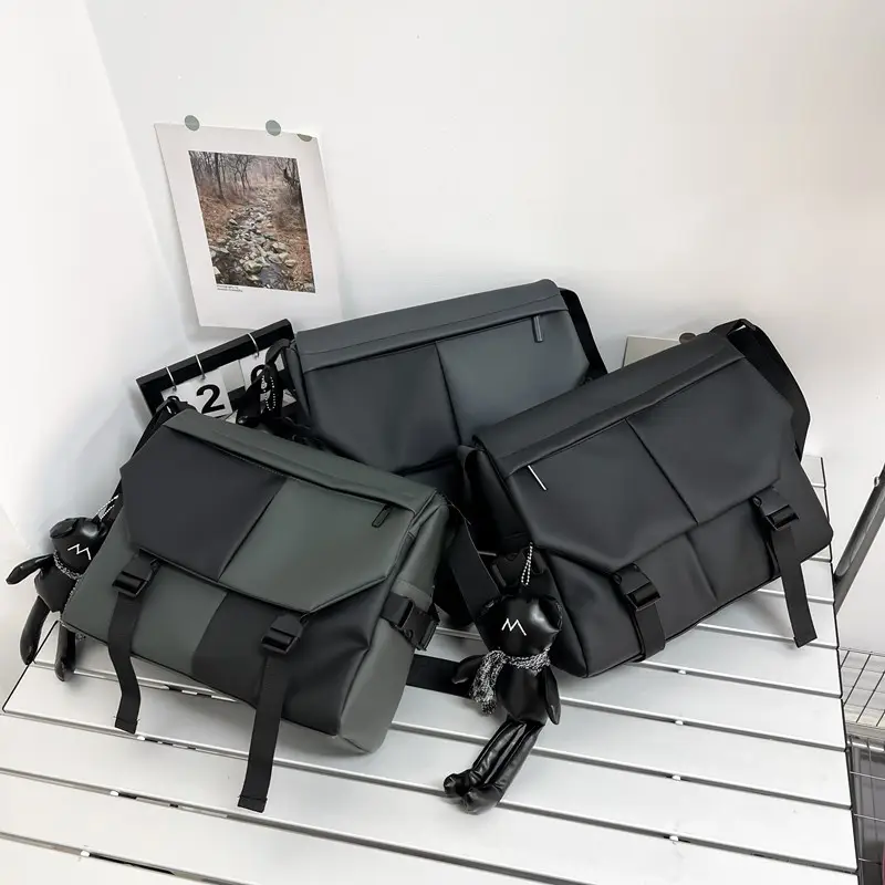 Black Crossbody Shoulder Bag for Women Large Capacity