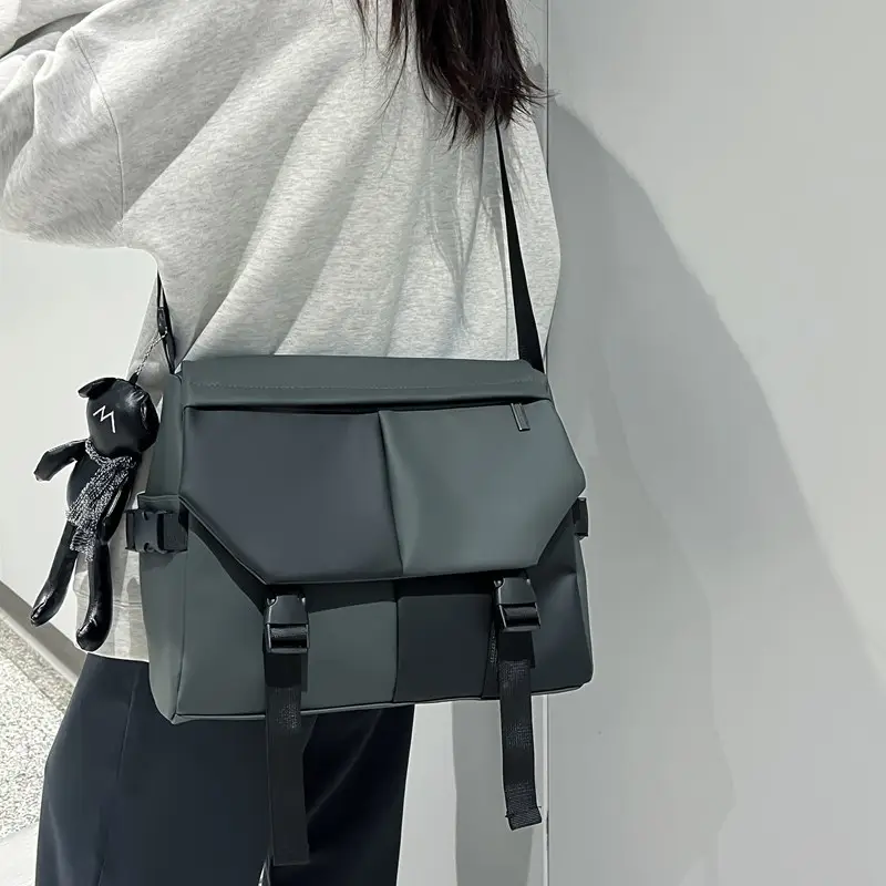 Black Crossbody Shoulder Bag for Women Large Capacity