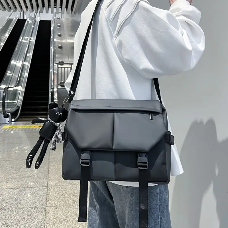 Black Crossbody Shoulder Bag for Women Large Capacity
