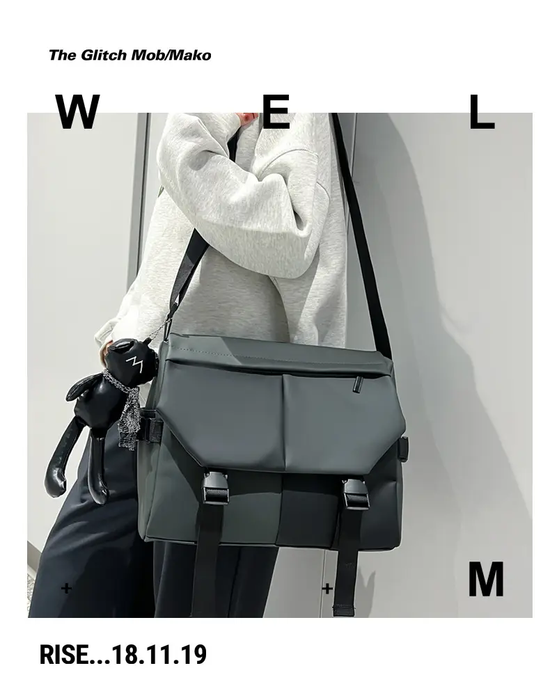 Black Crossbody Shoulder Bag for Women Large Capacity — feature 13