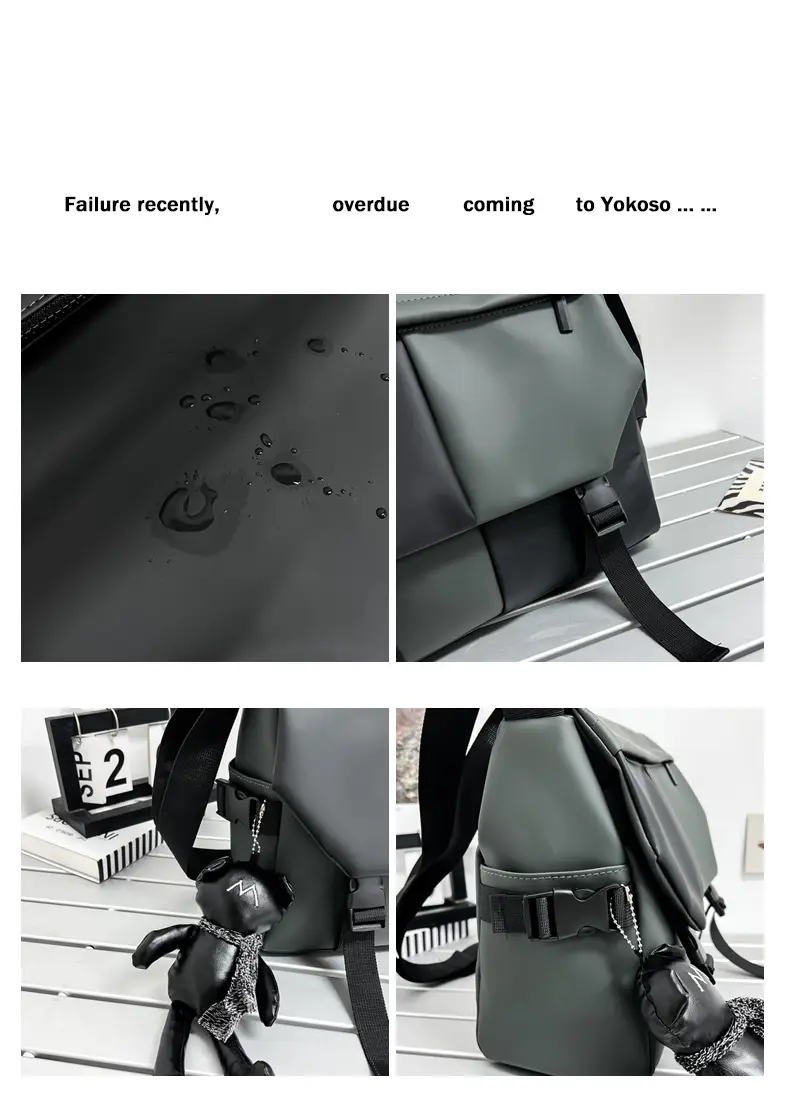 Black Crossbody Shoulder Bag for Women Large Capacity — feature 38