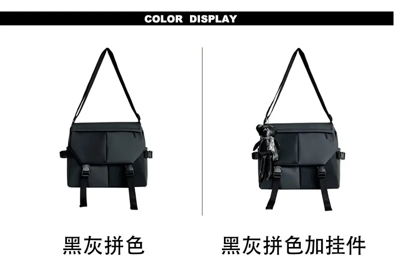 Black Crossbody Shoulder Bag for Women Large Capacity — feature 6