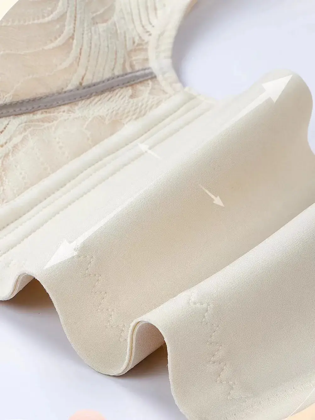 Tianzifang 8853 Push-Up Silk Lining B-Cup Bra Medium Thick — feature 16
