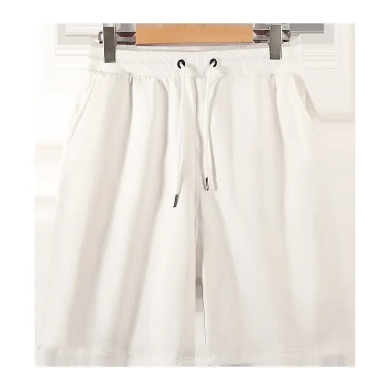 Men Cotton Drawstring Shorts Casual Summer Wear - Image 2