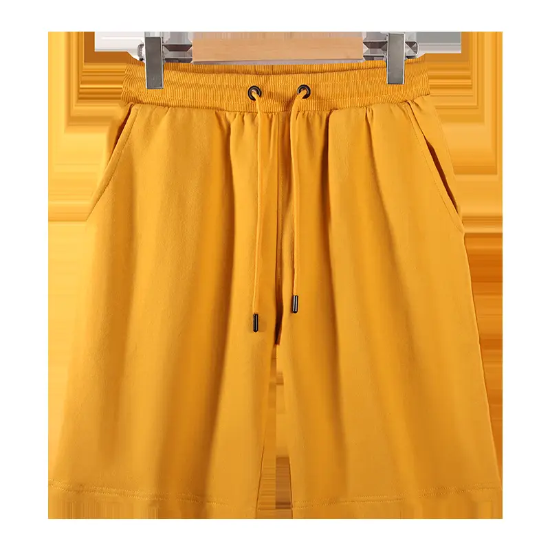 Men Cotton Drawstring Shorts Casual Summer Wear - Image 4