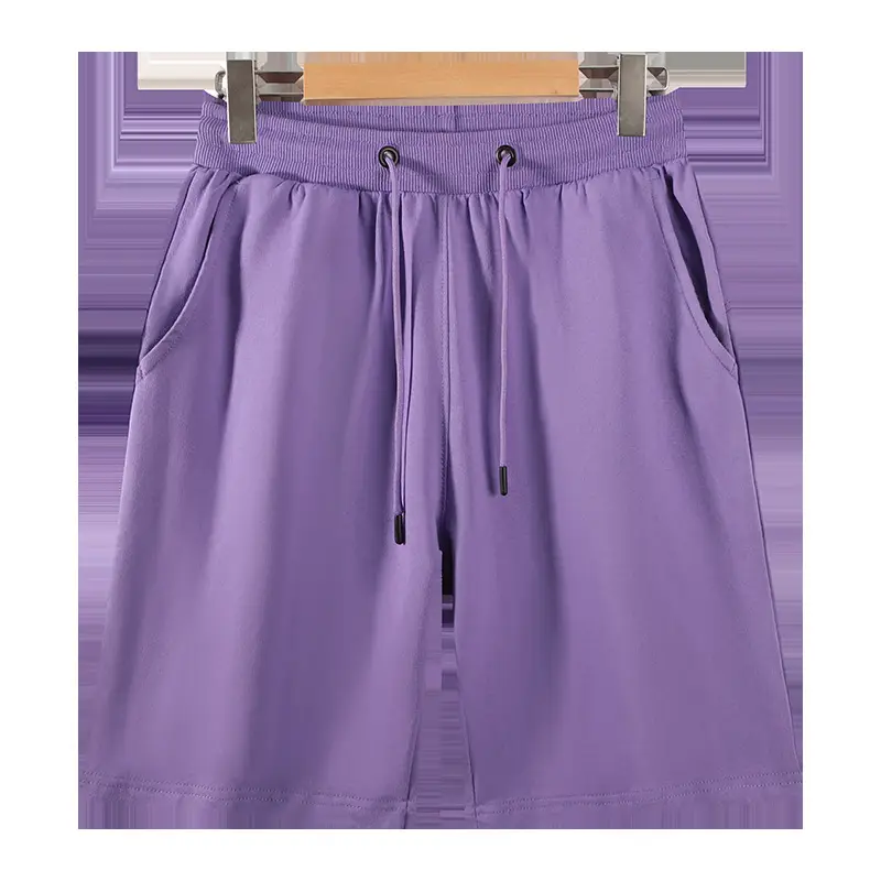 Men Cotton Drawstring Shorts Casual Summer Wear - Image 5