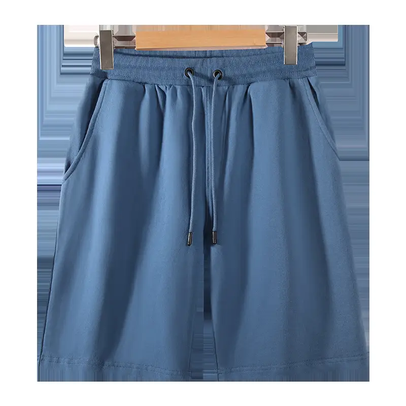 Men Cotton Drawstring Shorts Casual Summer Wear - Image 6