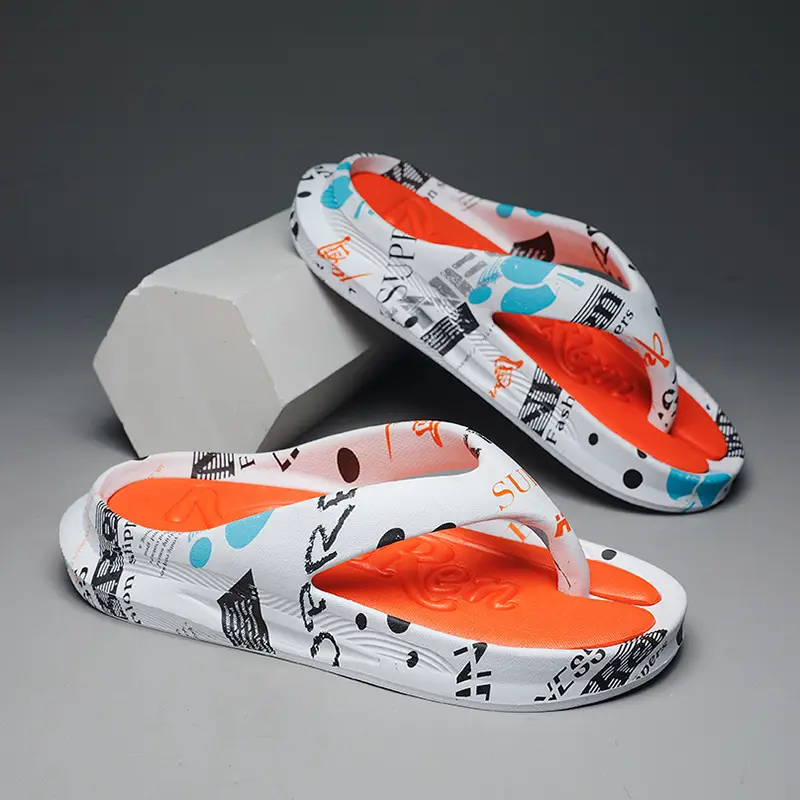 2024 Printed Green Sandals for Men Plus Size — feature 7