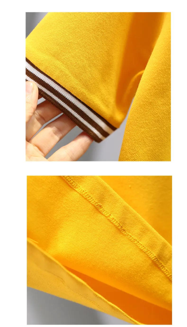 Boys' Yellow Polo T-Shirt Short Sleeve Summer 25 — feature 12