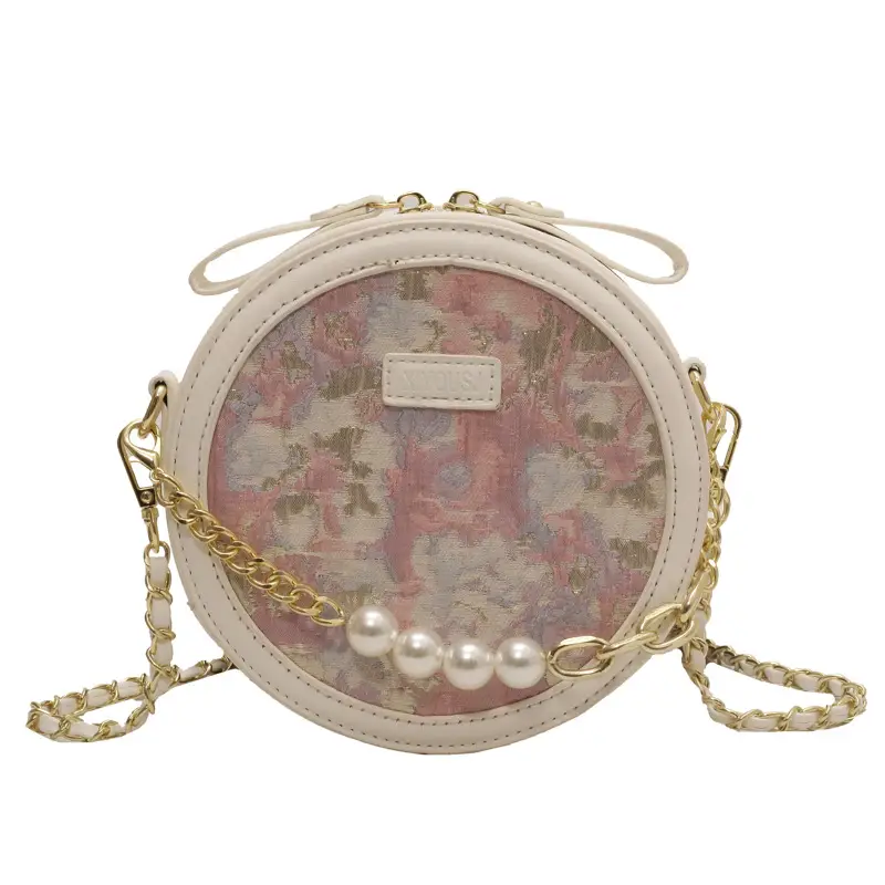 Pearl Embossed Shoulder Bag for Women - Image 9
