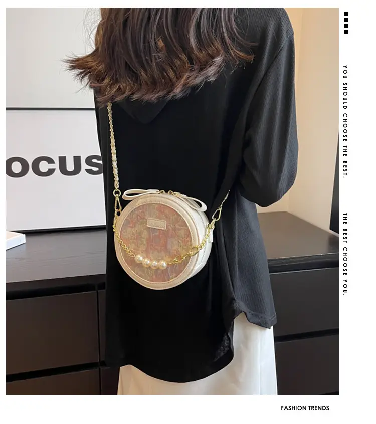 Pearl Embossed Shoulder Bag for Women — feature 1