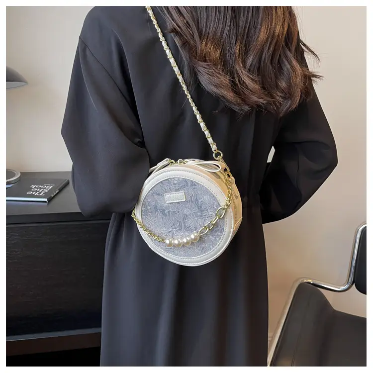 Pearl Embossed Shoulder Bag for Women — feature 13
