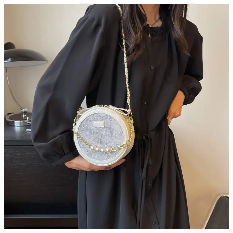 Pearl Embossed Shoulder Bag for Women — feature 14