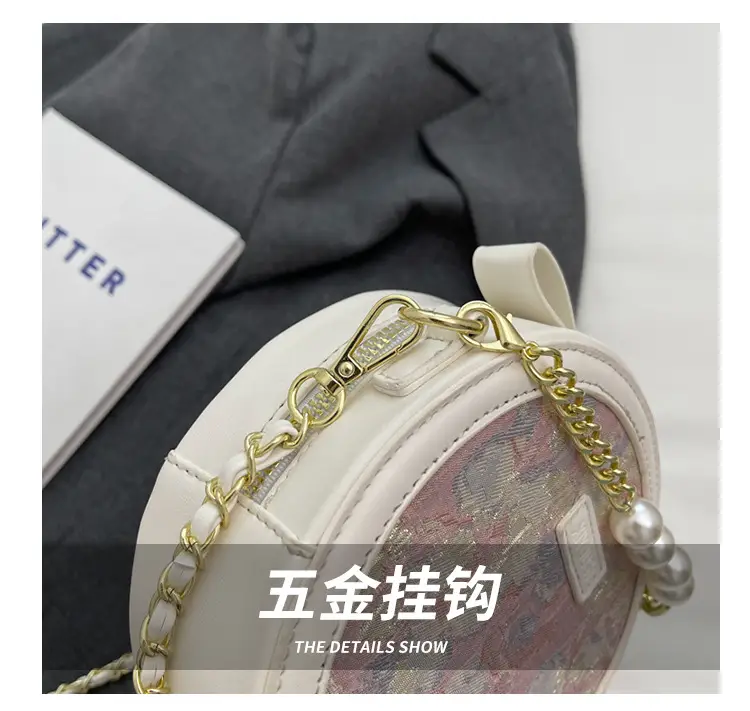 Pearl Embossed Shoulder Bag for Women — feature 4