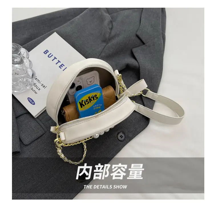 Pearl Embossed Shoulder Bag for Women — feature 7