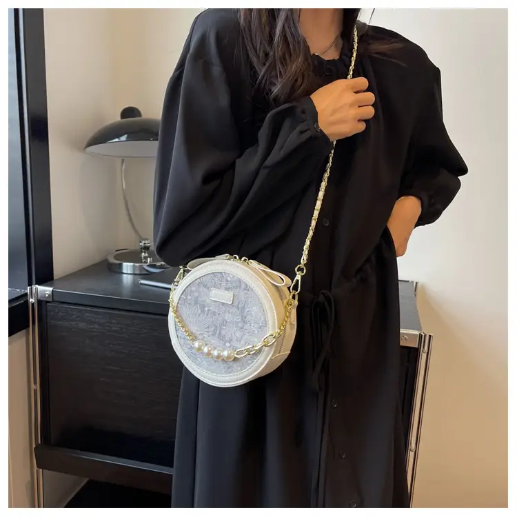 Pearl Embossed Shoulder Bag for Women — feature 8