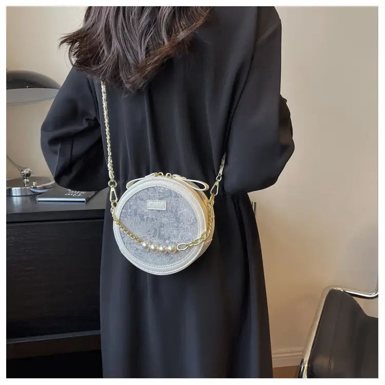 Pearl Embossed Shoulder Bag for Women — feature 9