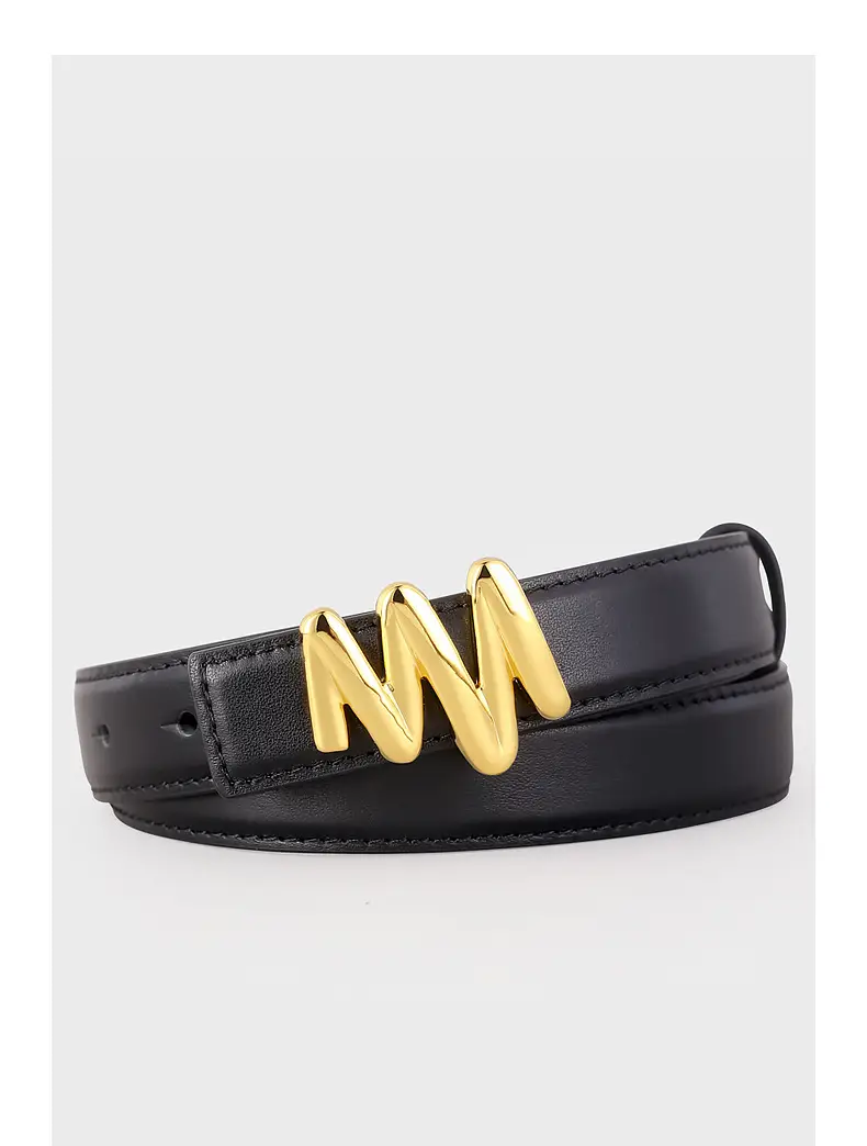 Women Genuine Leather Belt with Skirt Suit Decoration — feature 17