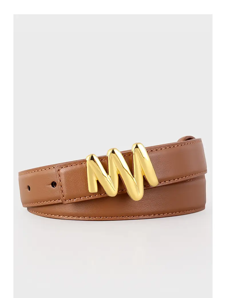Women Genuine Leather Belt with Skirt Suit Decoration — feature 18