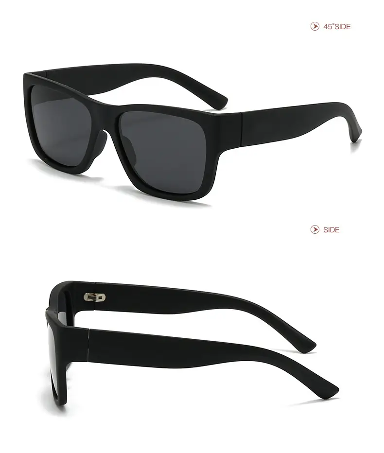 Black Polarized Sunglasses for Men Women Travel Driving Outdoor — feature 10