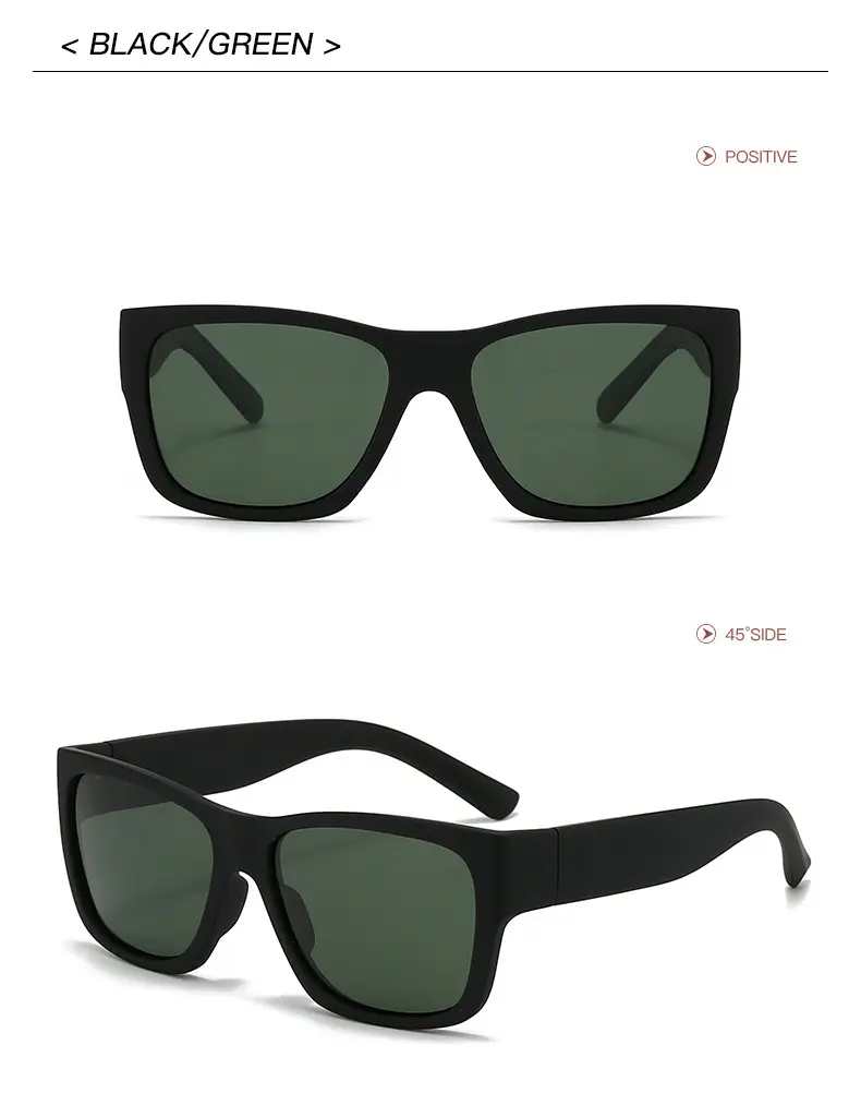 Black Polarized Sunglasses for Men Women Travel Driving Outdoor — feature 11