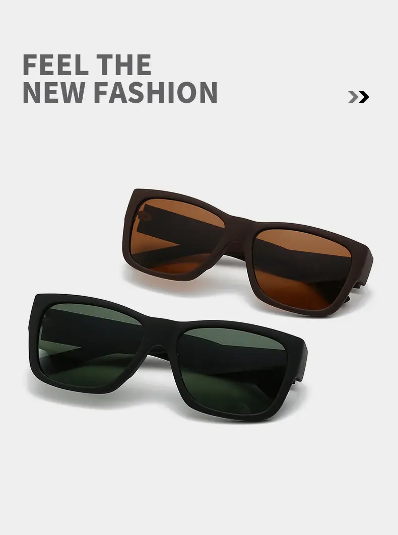 Black Polarized Sunglasses for Men Women Travel Driving Outdoor — feature 3