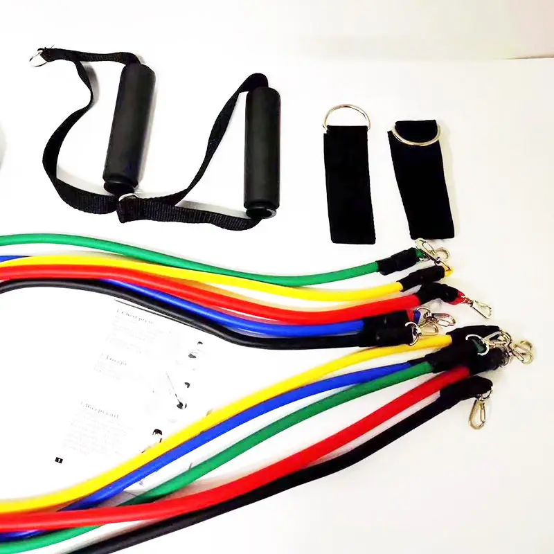 Tensioner Tension Belt Set Multi-Functional Door Sports 11-Piece Combination Fitness Tension Rope — feature 4