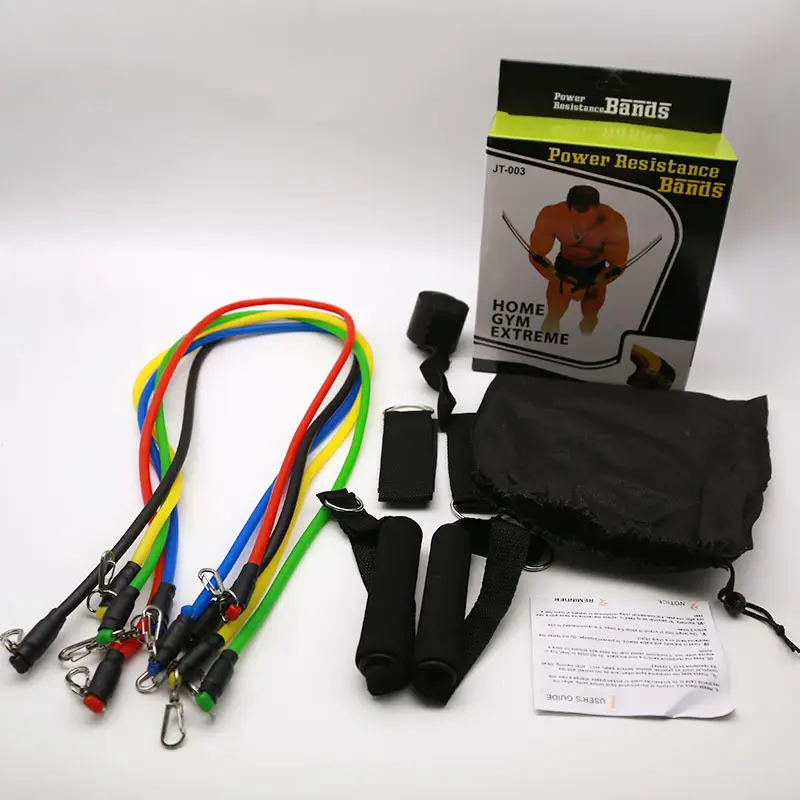 Tensioner Tension Belt Set Multi-Functional Door Sports 11-Piece Combination Fitness Tension Rope