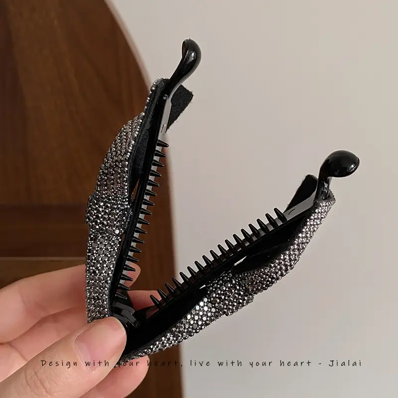 Shiny Diamond Bow Full Clip Women's Hair Accessories — feature 10
