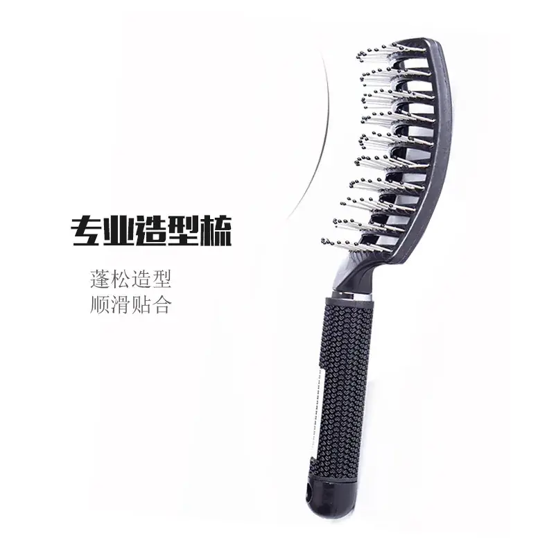 Men Styling Comb with Plush Design for Hair & Hair Products