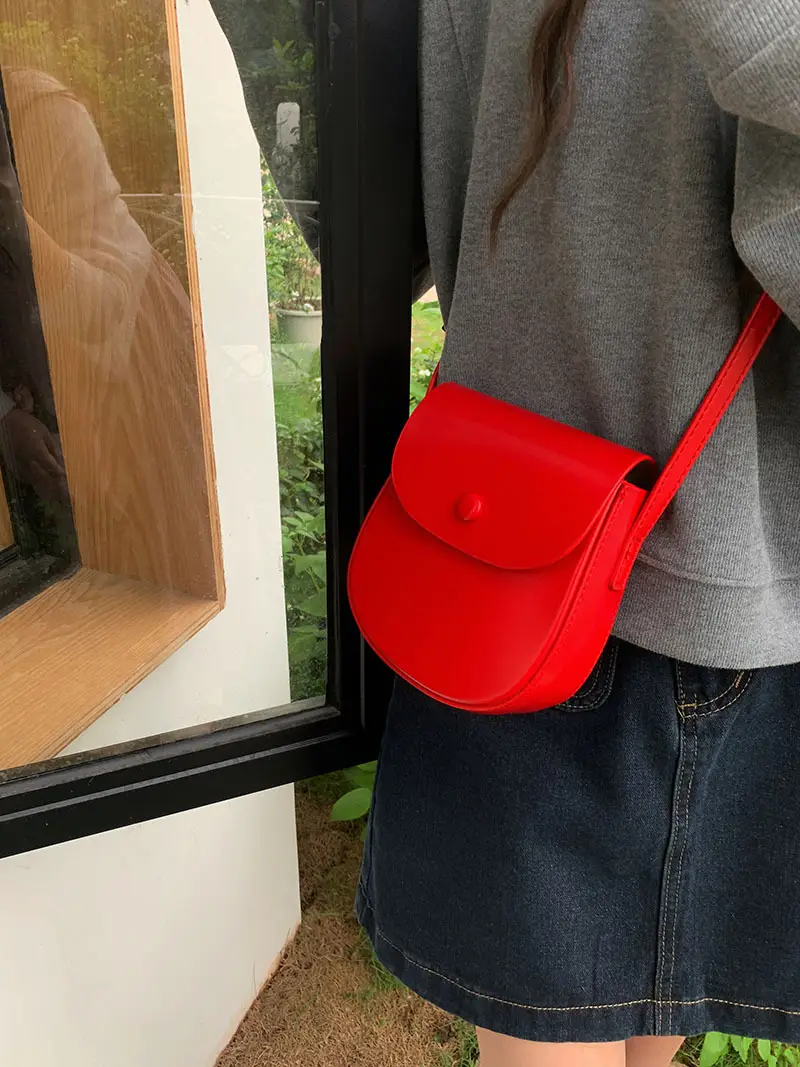 Yellow Crossbody Bag for Women Korean Style Mobile Phone Bag - Image 4