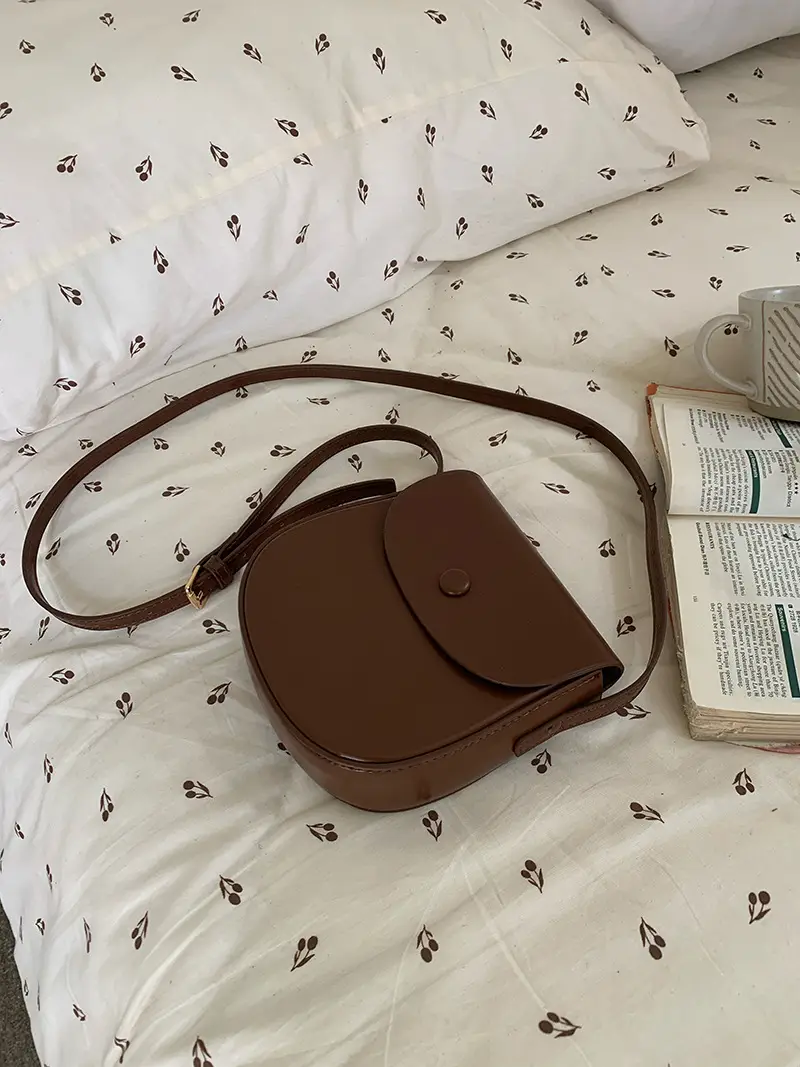 Yellow Crossbody Bag for Women Korean Style Mobile Phone Bag - Image 5