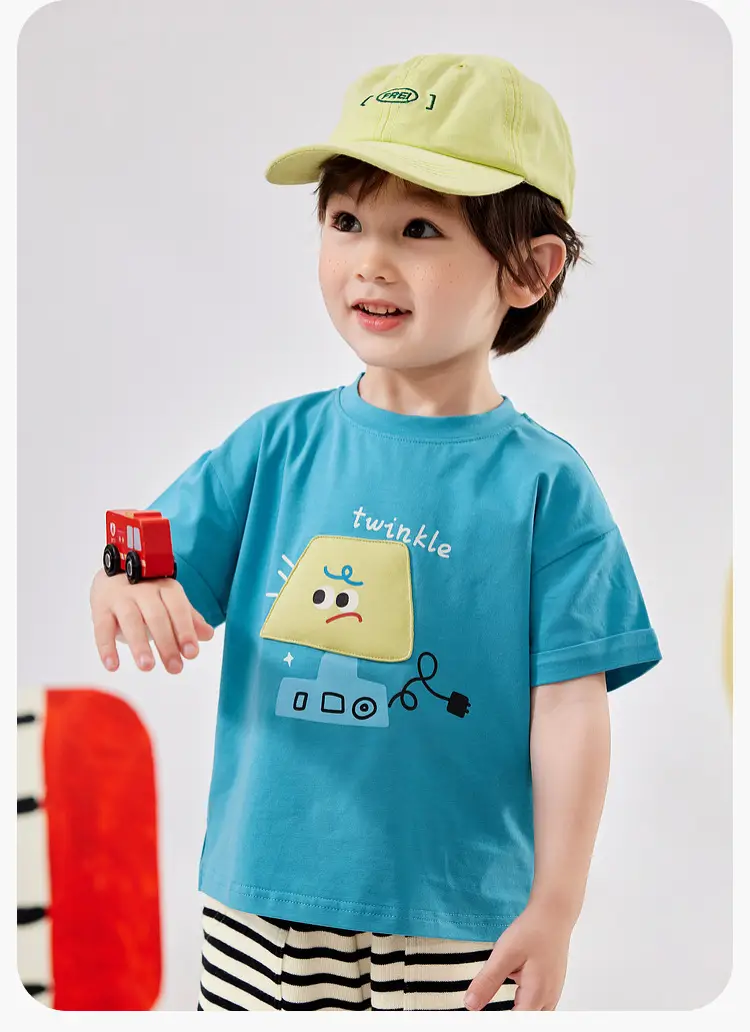 Cool Ice Print Boys T-Shirt with Hoodie & Jeans Set — feature 25