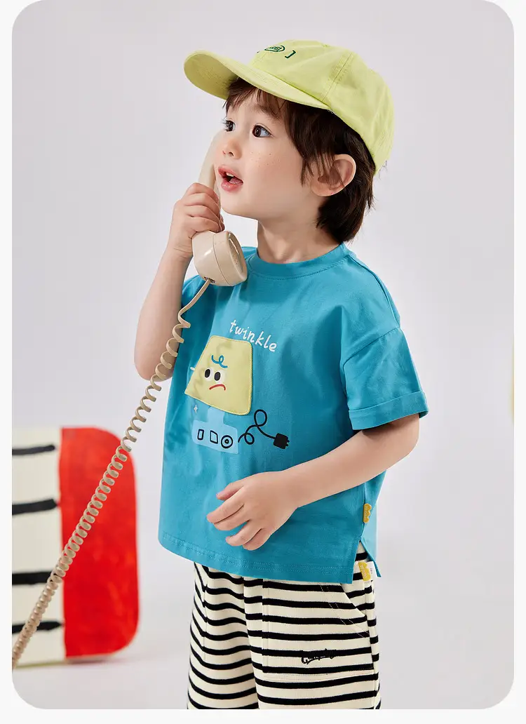 Cool Ice Print Boys T-Shirt with Hoodie & Jeans Set — feature 27